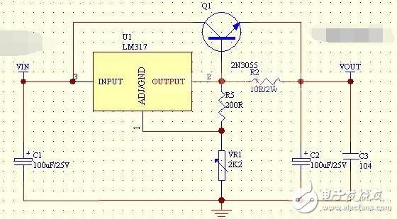 lm317应用电路图汇总(集成电路,扩流电路,稳压电路)